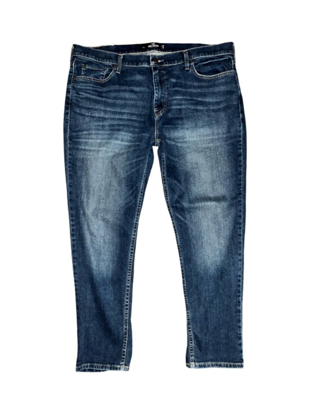 38x30*Hollister*Blue Tapered Leg Epic Flex Jeans---Really measure 40x29